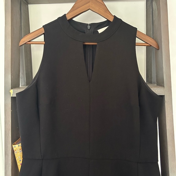 LOFT Black Midi Dress - Picture 2 of 9